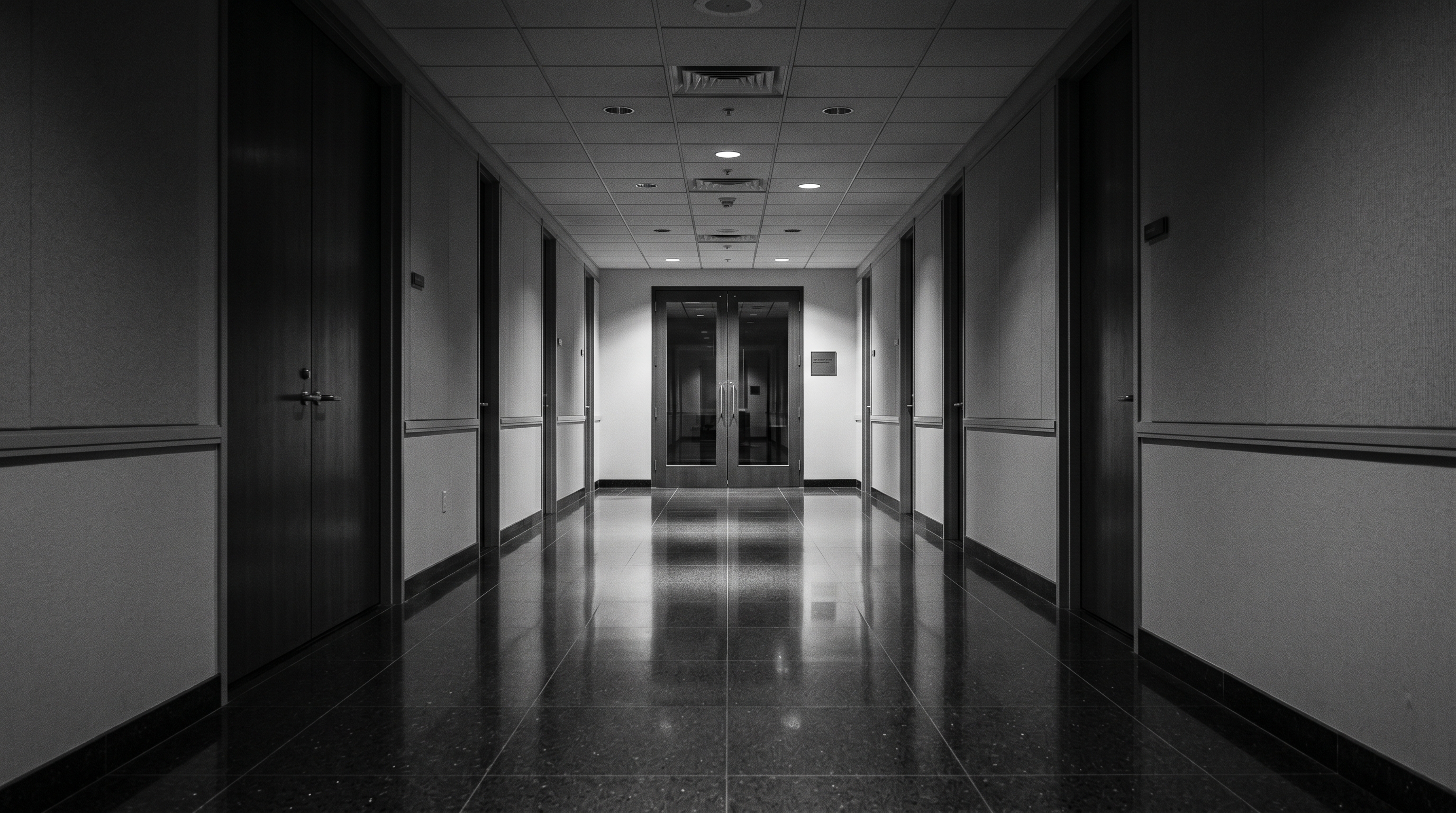 Corridor outside the audit committee.